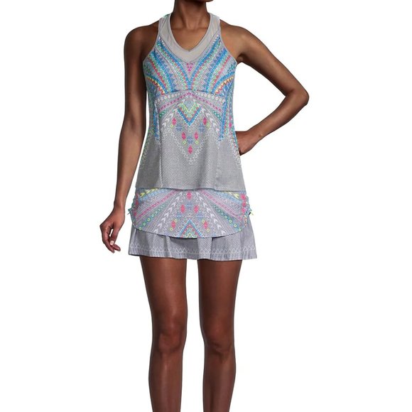 (NWT) Lucky In Love Desert Vibes Printed Tank/ Athletic Top XL - Picture 2 of 7